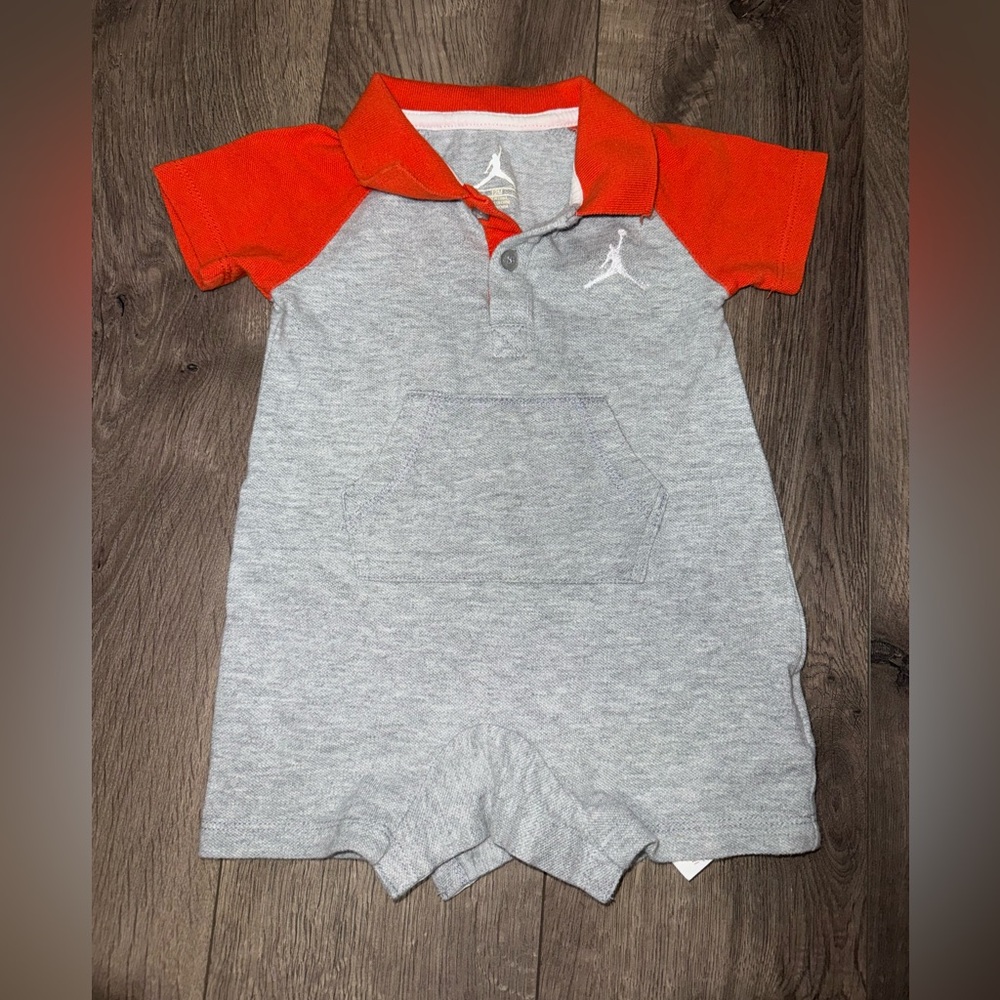 And1 Orange and Gray Kids One Piece